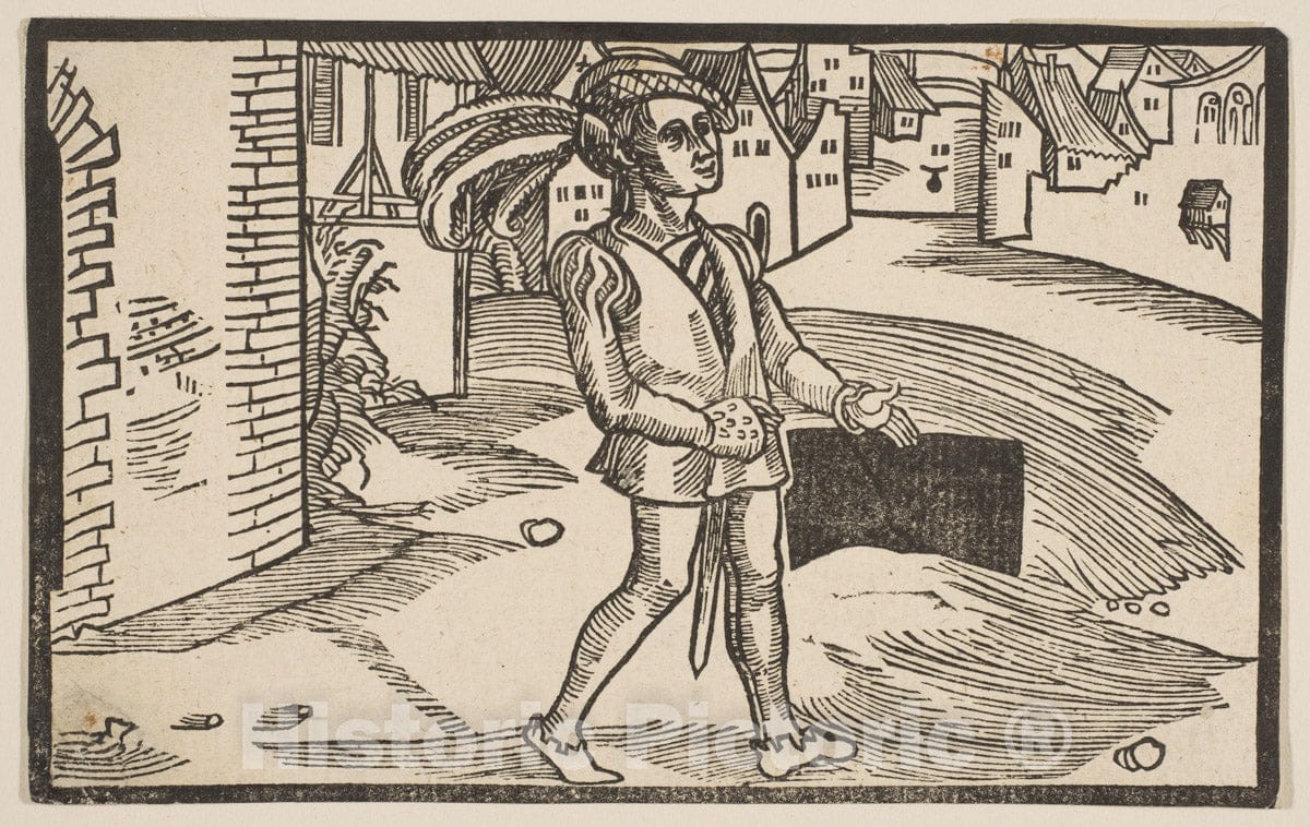 Art Print : Albrecht Dürer - Phormio, from The Comedie of Terence, 19th Century : Vintage Wall Art
