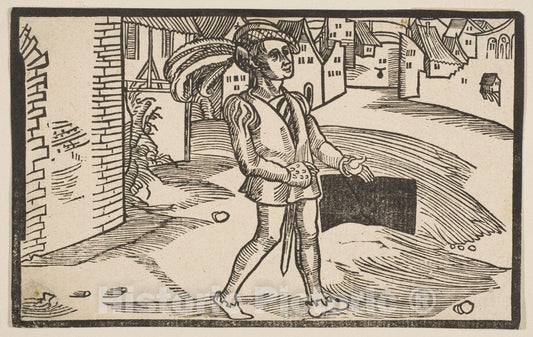 Art Print : Albrecht Dürer - Phormio, from The Comedie of Terence, 19th Century : Vintage Wall Art