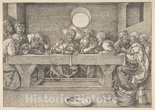 Art Print : Albrecht Dürer - The Last Supper 1 : Vintage Wall Art