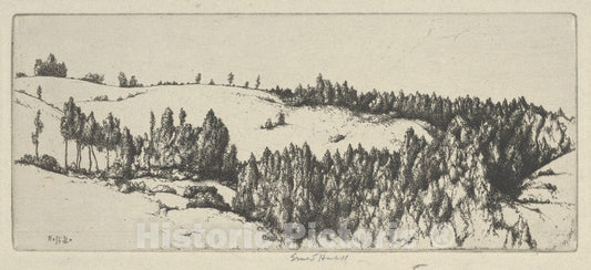 Art Print : Ernest Haskell - Along San Pablo Road : Vintage Wall Art