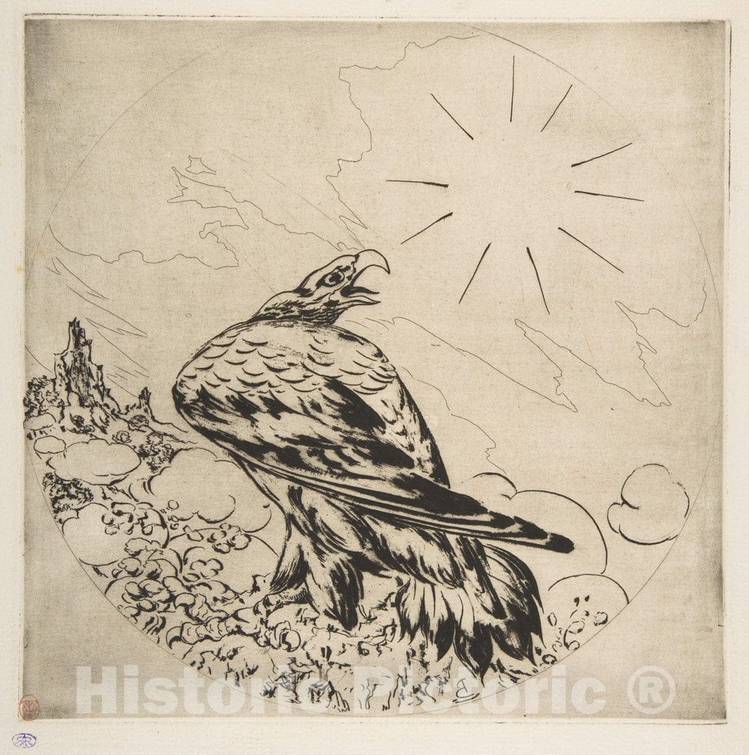Art Print : Félix Bracquemond - L'Assiette Républicaine : Vintage Wall Art
