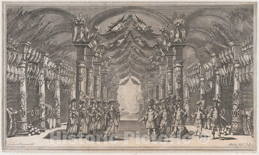 Art Print : Arsenal of Mars - Artist: Mathaus Kusel - Created: 1668 : Vintage Wall Art