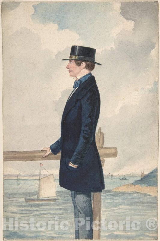 Art Print : Robert Dighton The Younger - A Yachtsman : Vintage Wall Art