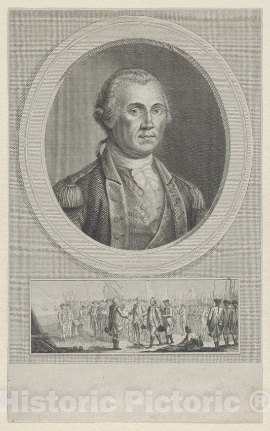 Art Print : Charles Willson Peale - General Washington 3 : Vintage Wall Art