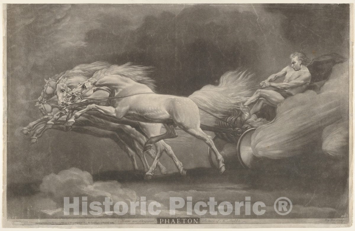 Art Print : Benjamin Green - Phaeton : Vintage Wall Art