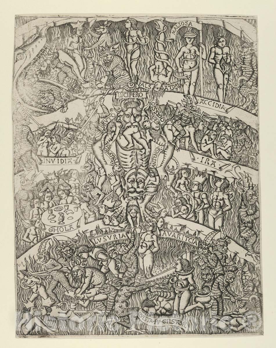Art Print : Dante's Inferno'