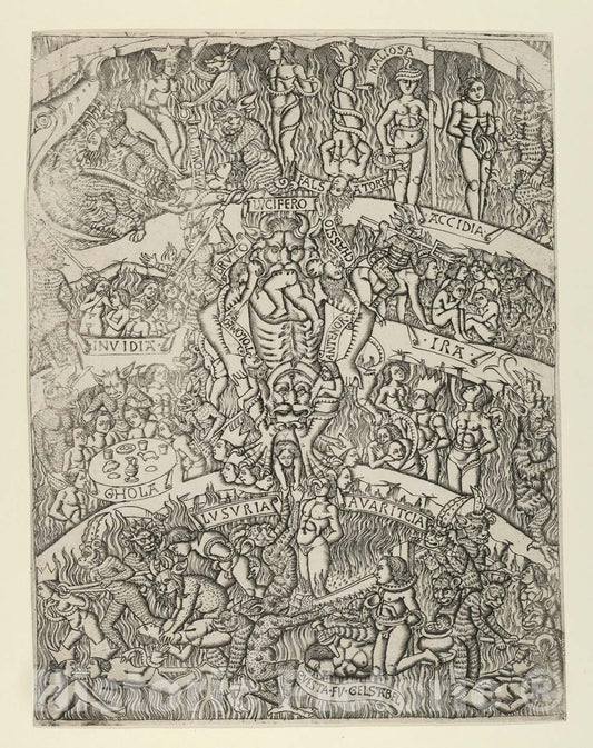 Art Print : Dante's Inferno'