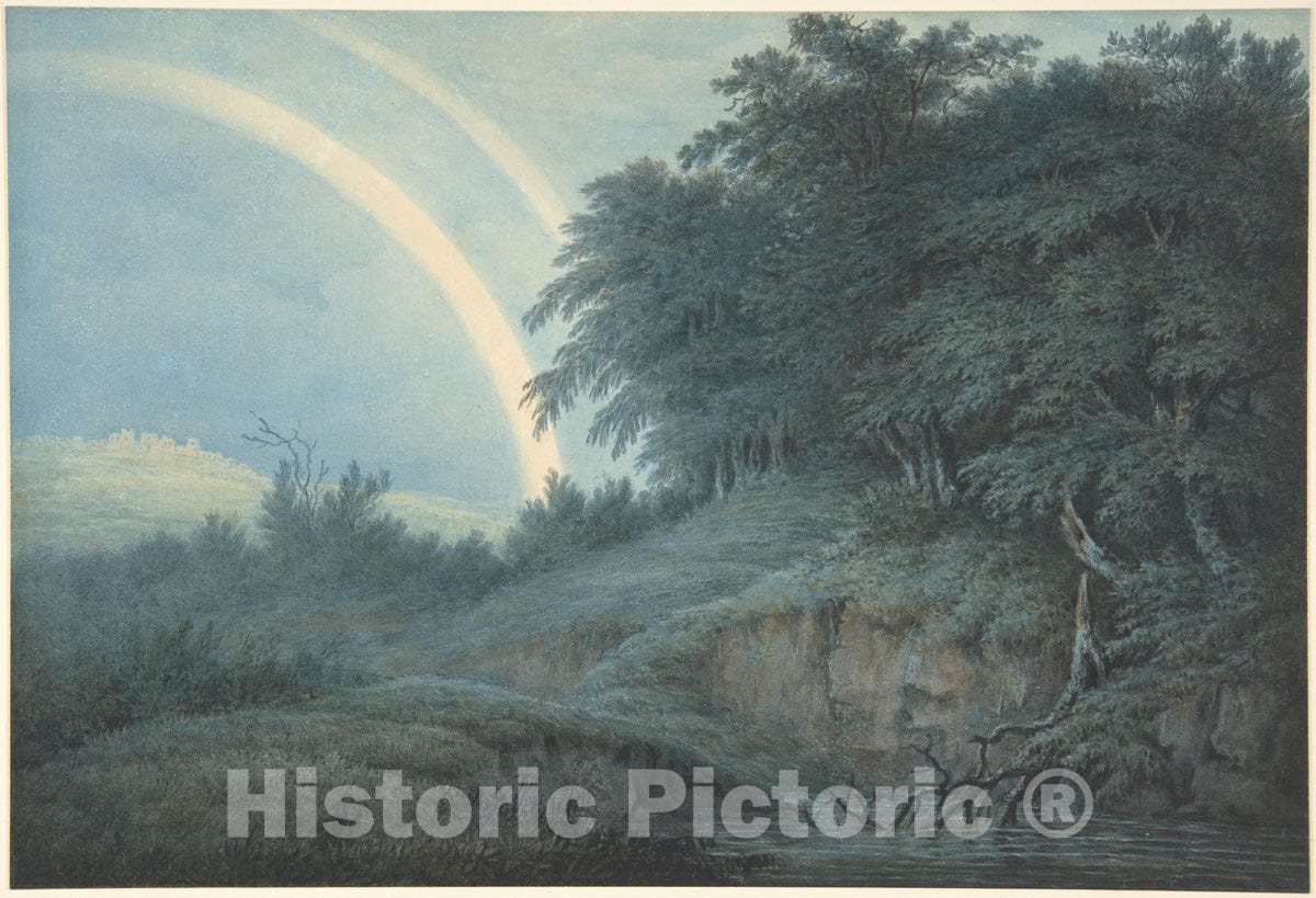 Art Print : John Glover - The Rainbow : Vintage Wall Art