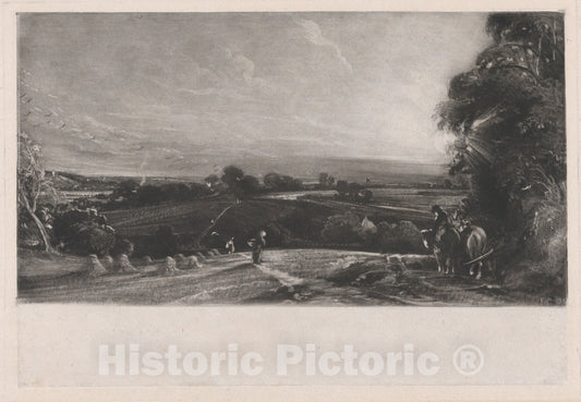 Art Print : David Lucas - Autumnal Sunset - 436996 : Vintage Wall Art