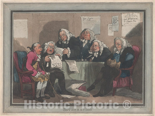 Art Print : Samuel Alken - Botheration 1 : Vintage Wall Art