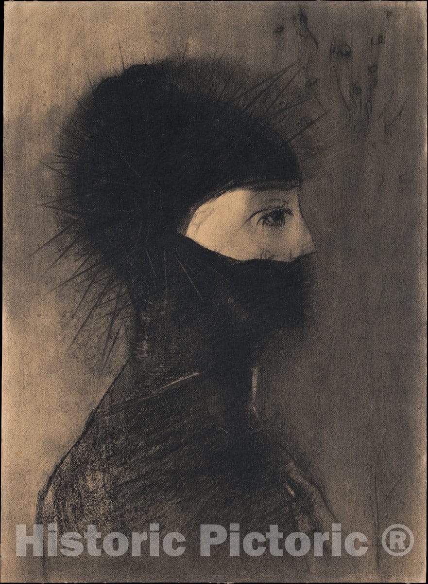 Art Print : Odilon Redon - Armor : Vintage Wall Art