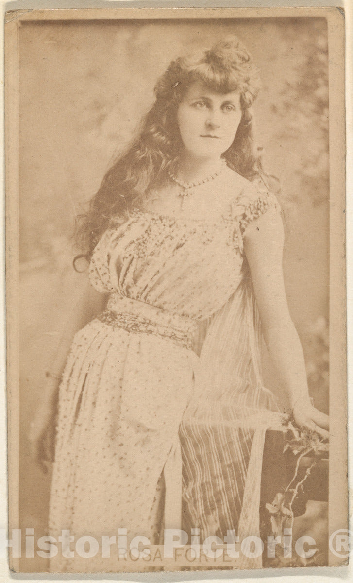 Photo Print : Rosa Forte, from The Actresses Series (N668) : Vintage Wall Art