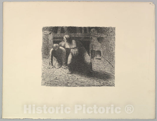 Art Print : Ernst Barlach - Curse (Verfluchung) : Vintage Wall Art