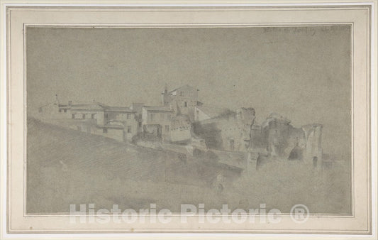 Art Print : Richard Wilson - House of Pompey at Albano : Vintage Wall Art