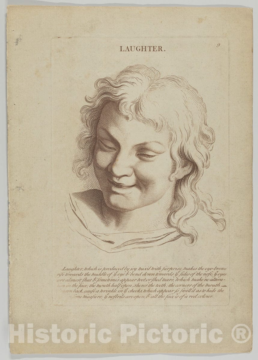 Art Print : Laughter - Artist: British, 18th Century - Created: 1765 : Vintage Wall Art