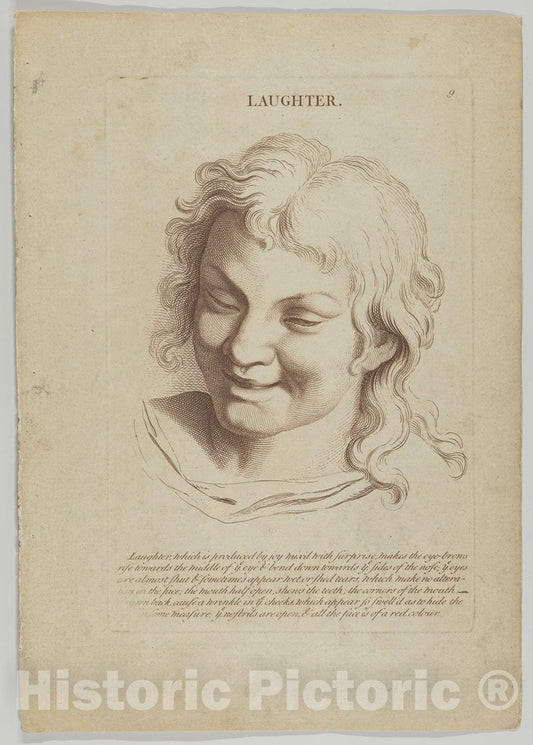 Art Print : Laughter - Artist: British, 18th Century - Created: 1765 : Vintage Wall Art