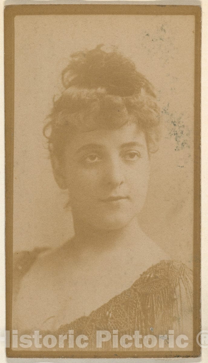 Photo Print : Portrait of Actress, from The Actresses Series (N668) - 438581 : Vintage Wall Art