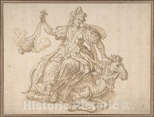 Art Print : Netherlandish, 16th Century - Asia : Vintage Wall Art