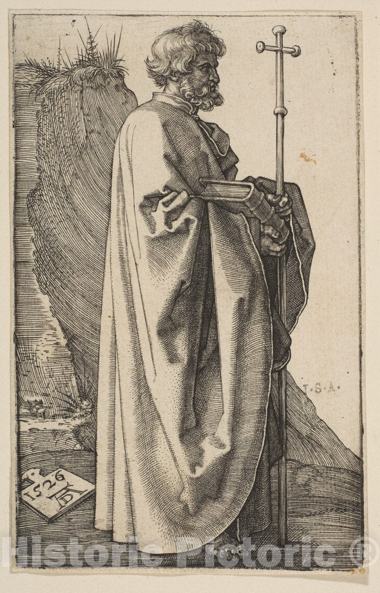 Art Print : Albrecht Dürer - Saint Philip : Vintage Wall Art
