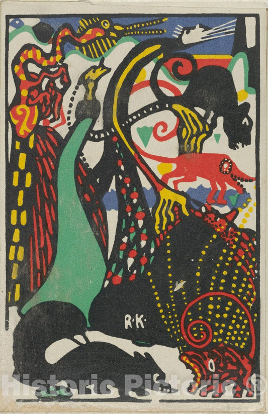 Art Print : Rudolf Kalvach - Humorous Subject 4 : Vintage Wall Art