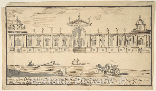 Art Print : Stephen Riou - Design for a Museum or Repository : Vintage Wall Art