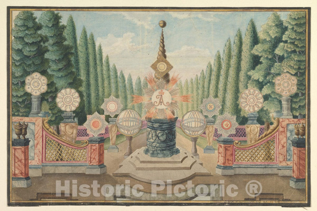 Art Print : Lieutenant-Captain Cheleyev - Coronation of The Czar Alexander I, Moscow, September 1801 : Vintage Wall Art