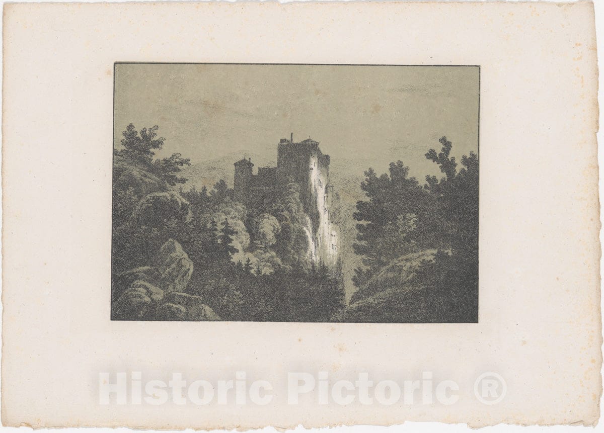Art Print : Karl Blechen - Ruins of a Castle : Vintage Wall Art