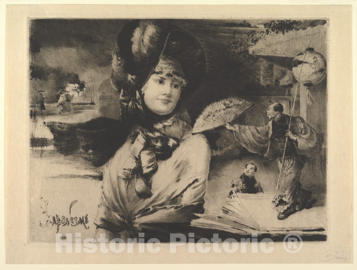 Art Print : Henri Somm - Japonisme : Vintage Wall Art