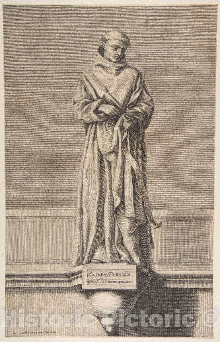 Art Print : Conrad Lauwers - St. Stephanus Girandi : Vintage Wall Art