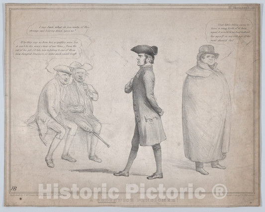 Art Print : John Doyle - A Greenwich Pensioner! : Vintage Wall Art