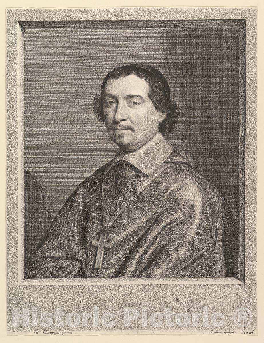 Art Print : Jean Morin - Pierre Bartier, eveque de Montauban : Vintage Wall Art
