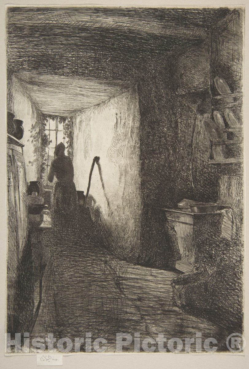 Art Print : James McNeill Whistler - The Kitchen - 439558 : Vintage Wall Art