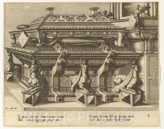 Art Print : Hans Vredeman de Vries - Cœnotaphiorum (8) : Vintage Wall Art