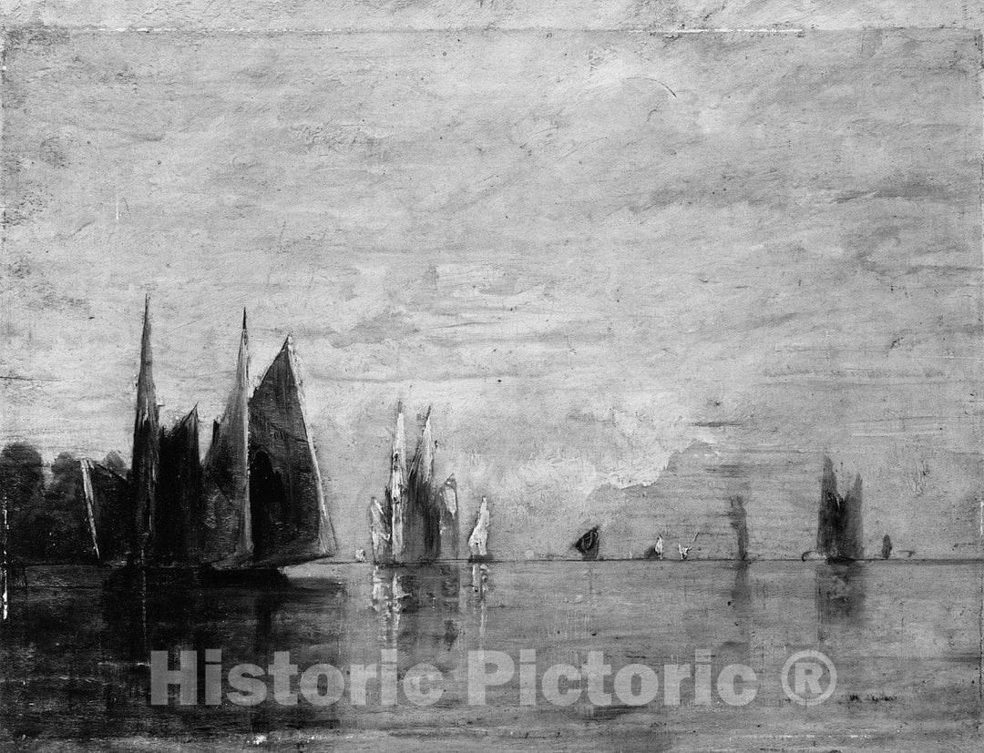 Art Print : William Gedney Bunce - Early Morning—Venice : Vintage Wall Art
