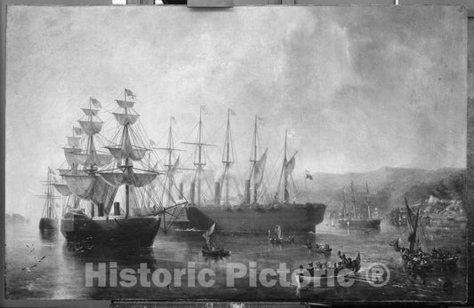 Art Print : Robert Charles Dudley - Homeward Bound:The Great Eastern : Vintage Wall Art