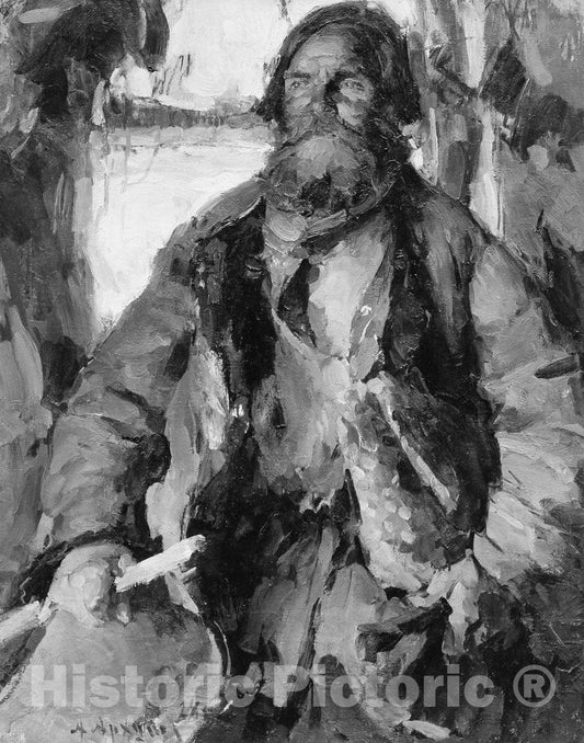 Art Print : Abram Efimovich Arkhipov - Ivan Rodin : Vintage Wall Art