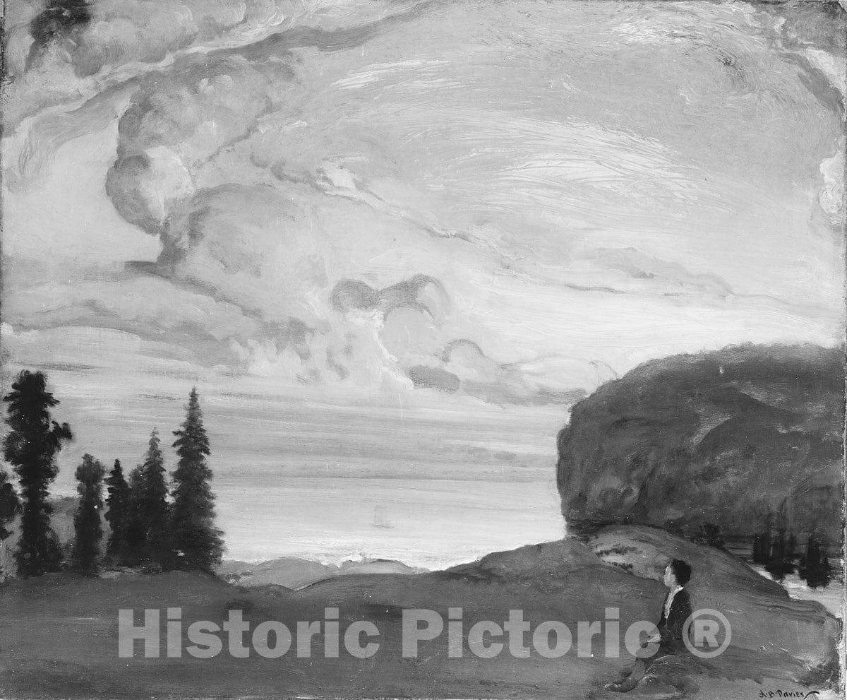 Art Print : Arthur B. Davies - Visions of The Sea : Vintage Wall Art