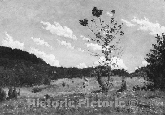 Art Print : Louis Michel Eilshemius - Landscape : Vintage Wall Art