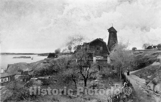 Art Print : Alfred Wahlberg - A Day in October, Near Waxholm, Sweden : Vintage Wall Art