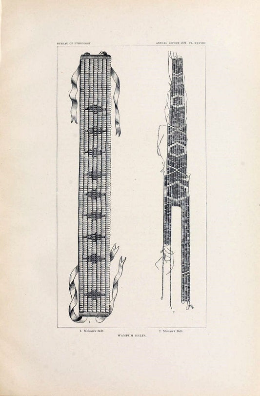Art in shell of the ancient Americans. Washington,Govt. Print. Off.,1883.  | Antiquities "Indian art" Indians "Shells in art" | Vintage Print Reproduction 458233