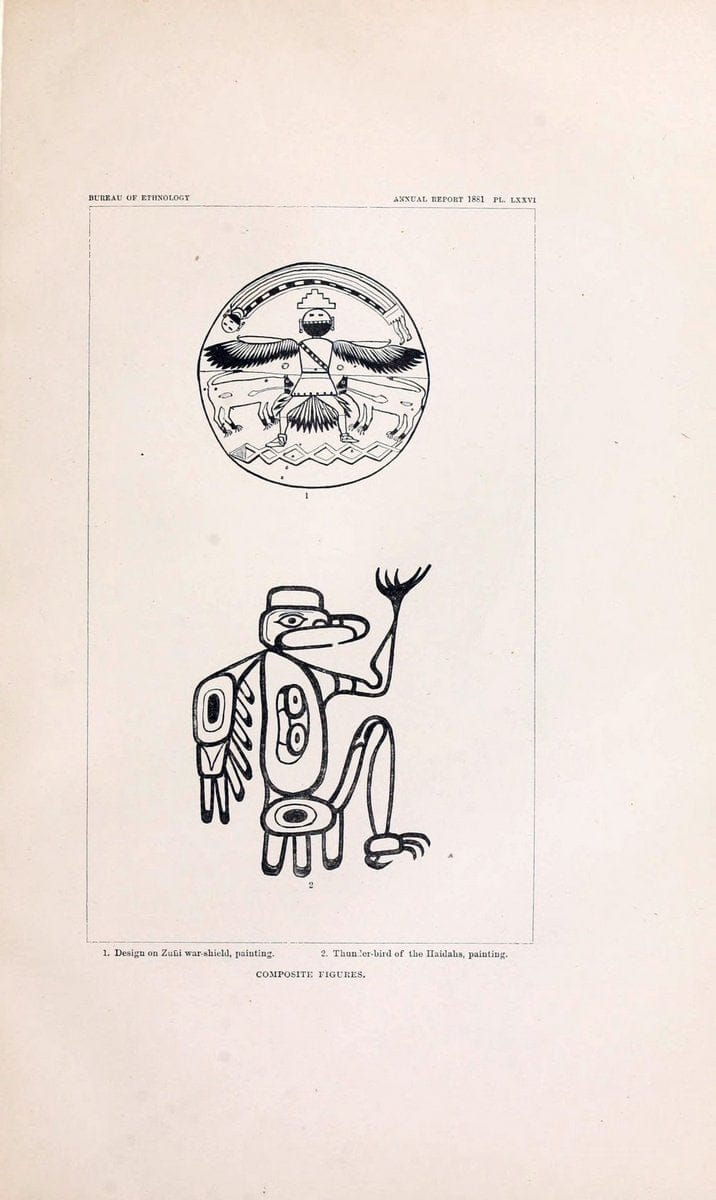 Art in shell of the ancient Americans. Washington,Govt. Print. Off.,1883.  | Antiquities "Indian art" Indians "Shells in art" | Vintage Print Reproduction 458271