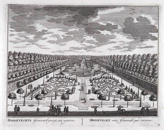 De zegepraalende Vecht :.T'Amsteldam :By de Wed :1719.  | Vintage Print Reproduction 467420