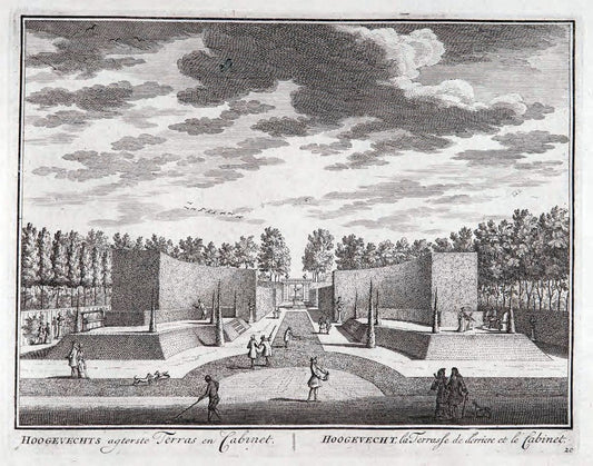 De zegepraalende Vecht :.T'Amsteldam :By de Wed :1719.  | Vintage Print Reproduction 467422