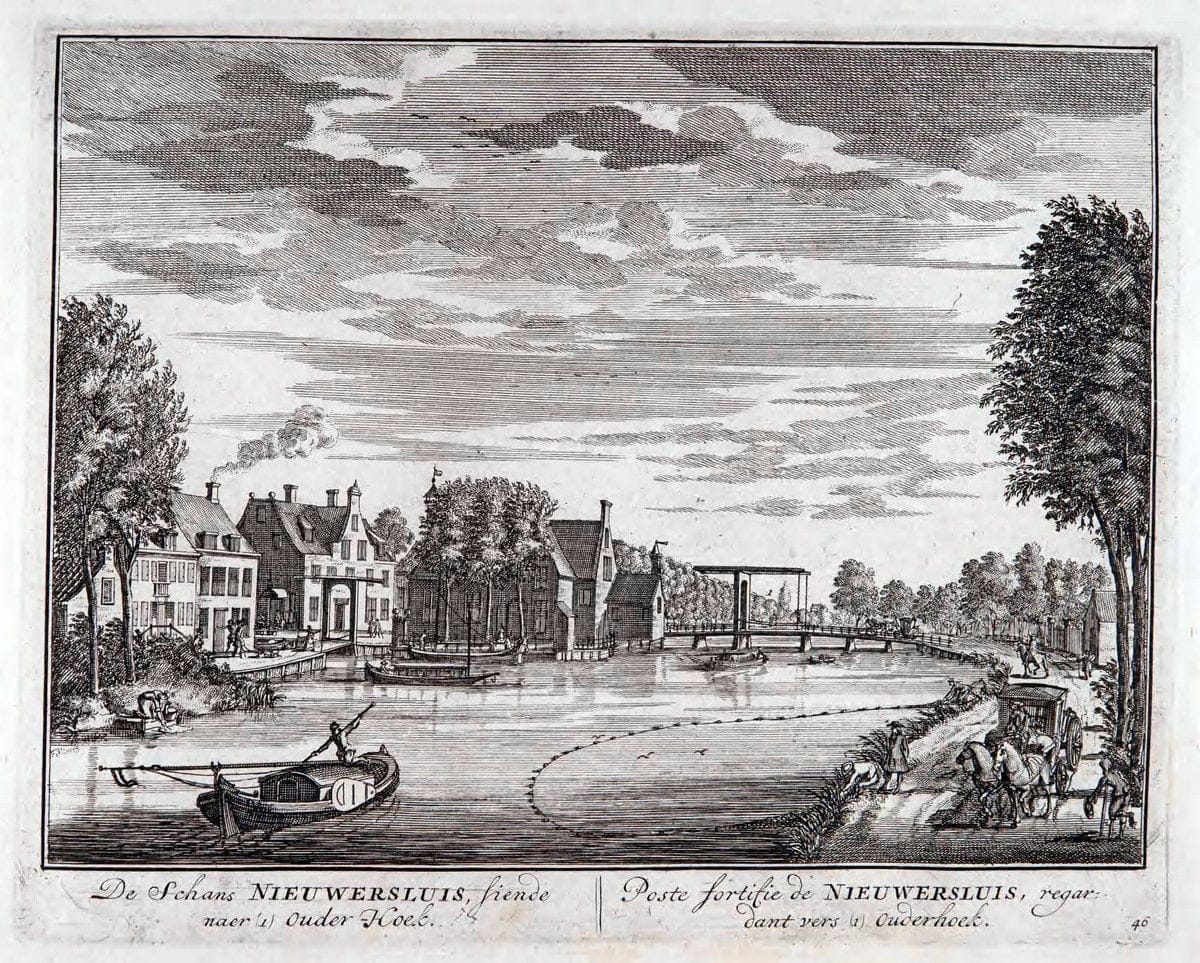 De zegepraalende Vecht :.T'Amsteldam :By de Wed :1719.  | Vintage Print Reproduction 467449