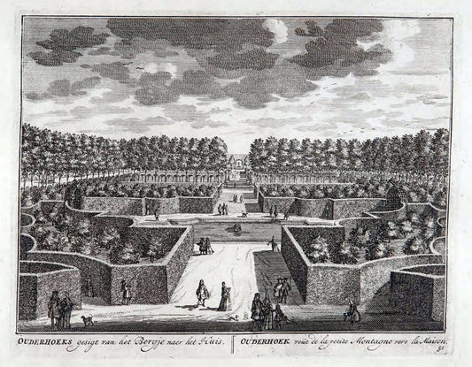 De zegepraalende Vecht :.T'Amsteldam :By de Wed :1719.  | Vintage Print Reproduction 467455