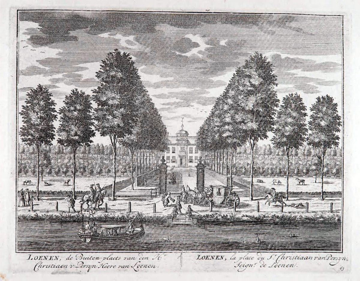 De zegepraalende Vecht :.T'Amsteldam :By de Wed :1719.  | Vintage Print Reproduction 467468