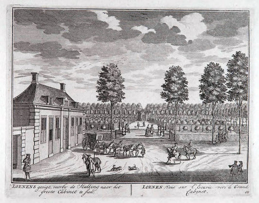De zegepraalende Vecht :.T'Amsteldam :By de Wed :1719.  | Vintage Print Reproduction 467471