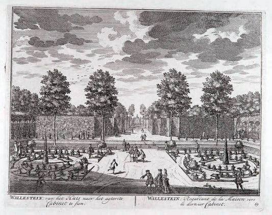De zegepraalende Vecht :.T'Amsteldam :By de Wed :1719.  | Vintage Print Reproduction 467474