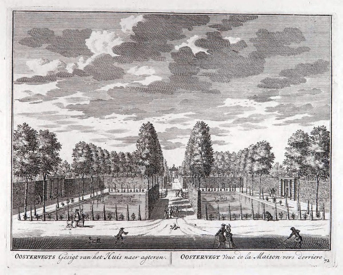 De zegepraalende Vecht :.T'Amsteldam :By de Wed :1719.  | Vintage Print Reproduction 467478
