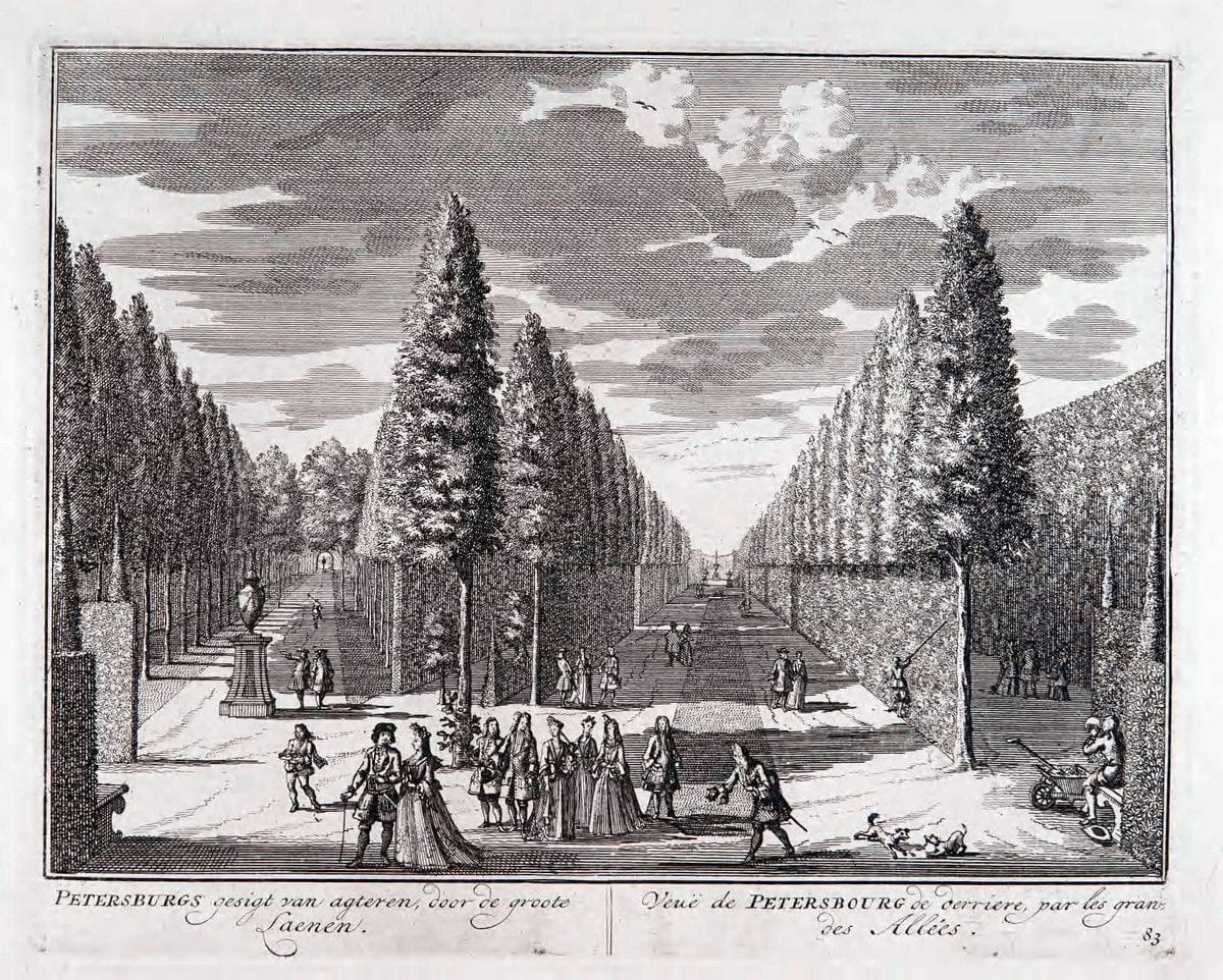 De zegepraalende Vecht :.T'Amsteldam :By de Wed :1719.  | Vintage Print Reproduction 467490